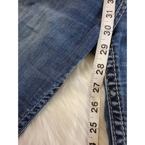 Silver Jeans Womens Suki Mid‎ Slim Boot Cut Blue Distressed Stretch Pockets 26 - Picture 5 of 8